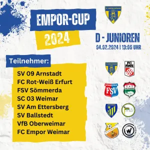 Vorstellung Turniere Empor-Cup 2024 - D-Junioren