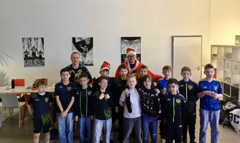 Weihnachtsfeier der D3-Junioren...