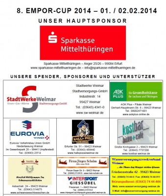 Empor-Cup 2014 - Gastgeber so erfolgreich wie nie