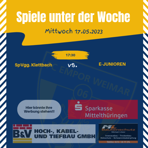 Spiele unter der Woche