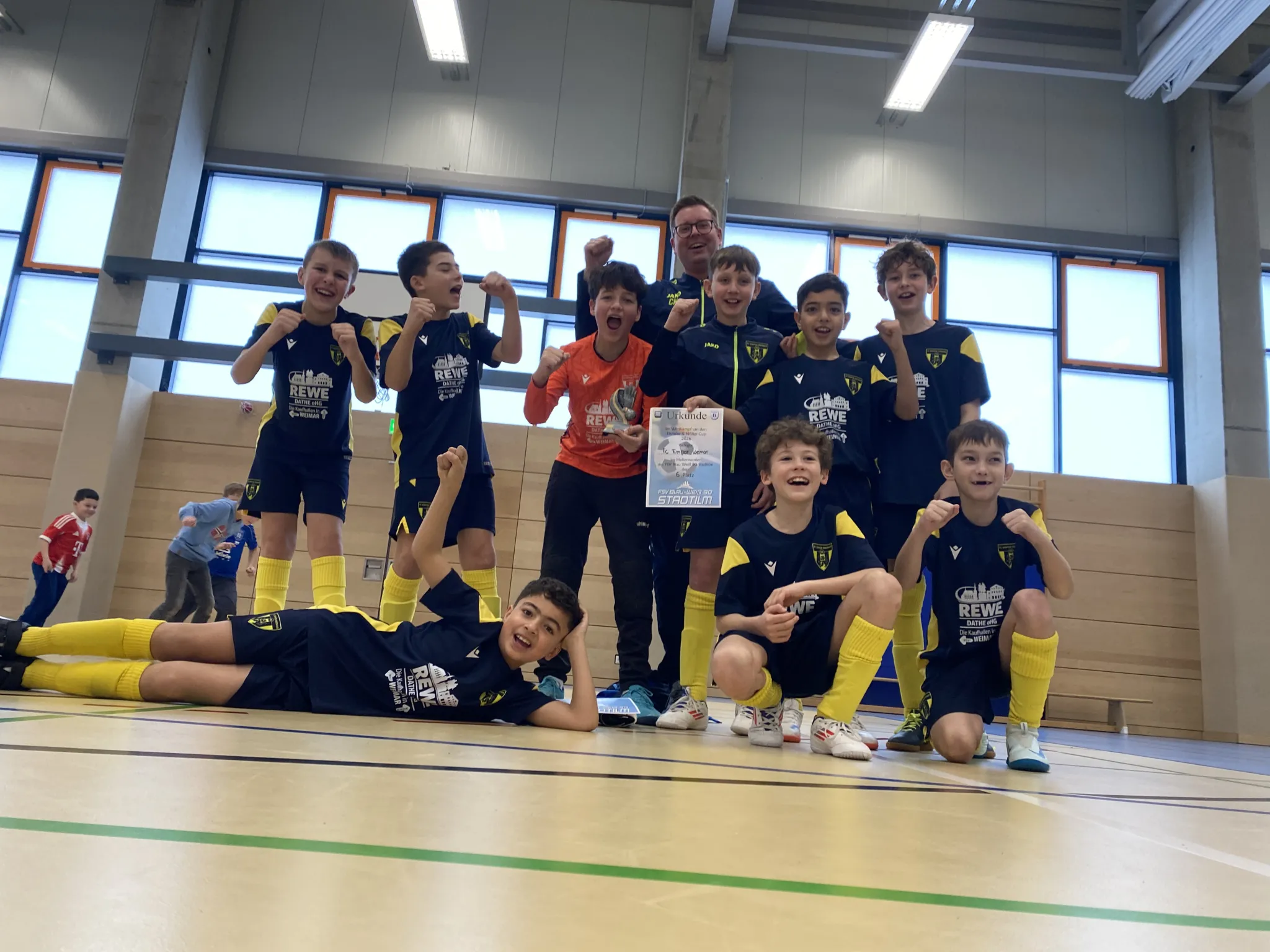 Letztes Hallenturnier der D3-Junioren in dieser Wintersaison...