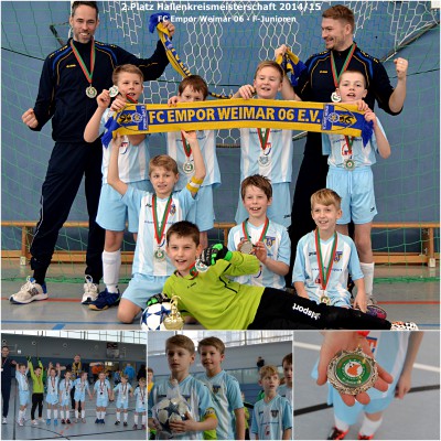 2. Platz der F-Junioren bei der Hallenkreismeisterschaft