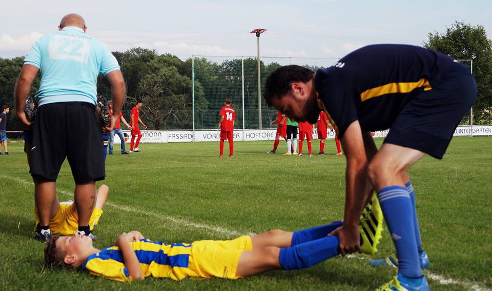 Trainingslager absolviert - Muskeln kollabiert