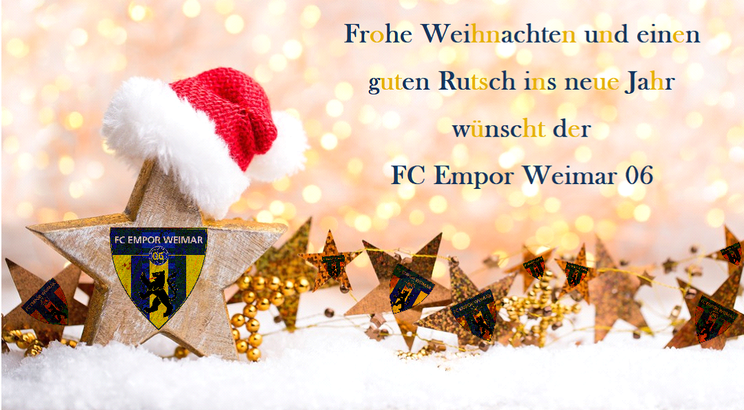 Frohe Weihnachten und einen guten Rutsch...