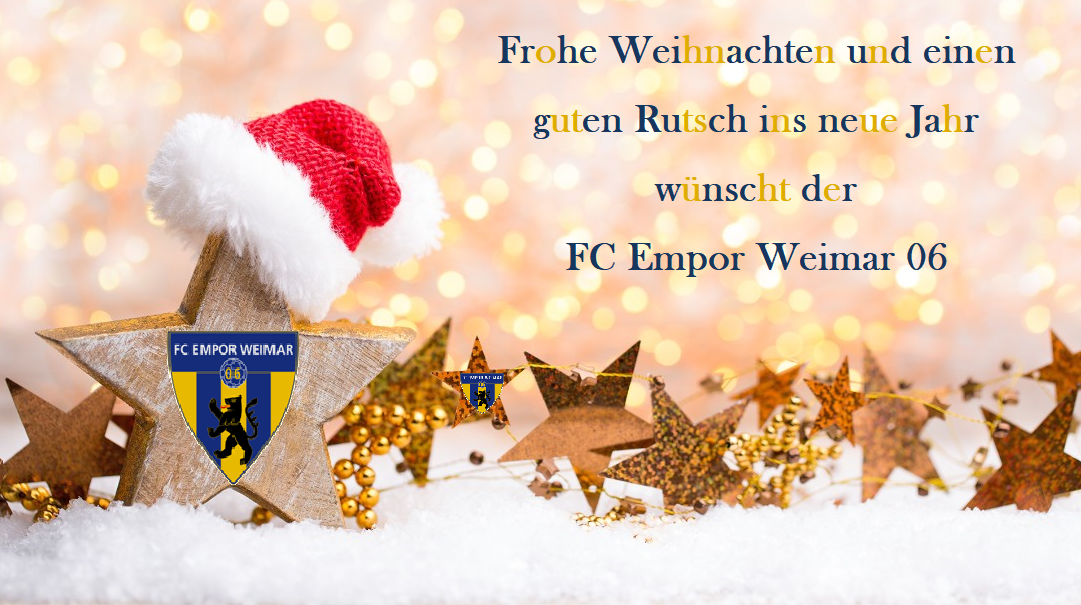 Frohe Weihnachten und einen guten Rutsch...