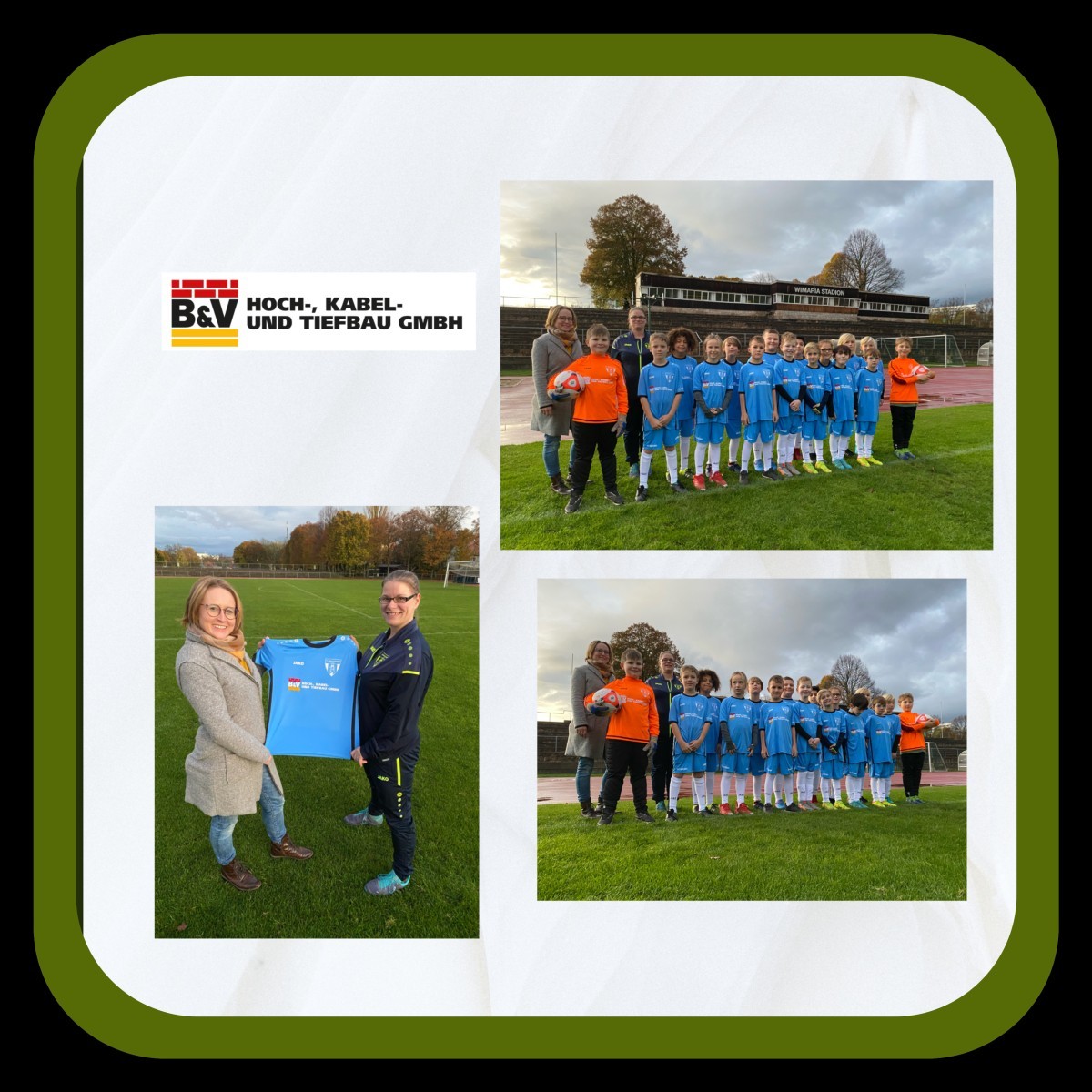 Neuer Sponsor für unsere E2-Junioren - Vielen Dank an B&V Apolda