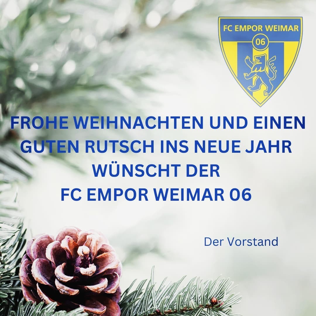 Frohe Weihnachten und einen guten Rutsch...