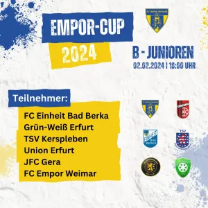 Vorstellung Turniere Empor-Cup 2024 - B-Junioren