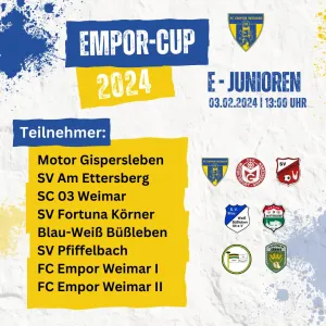 Vorstellung Turniere Empor-Cup 2024 - E-Junioren