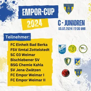 Vorstellung Turniere Empor-Cup 2024 - C-Junioren