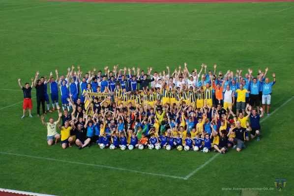 Fotoshooting im Wimaria Stadion