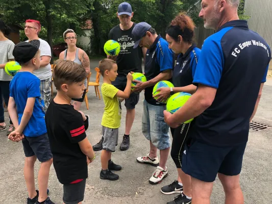 Abschlussfeier F-Junioren Saison 2018/2019