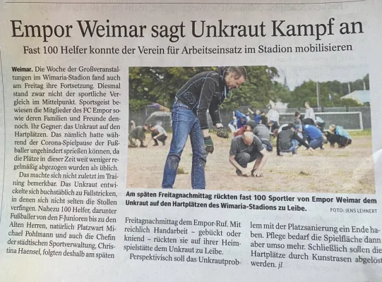 CleanUp Hartplatz am 17.09.2021