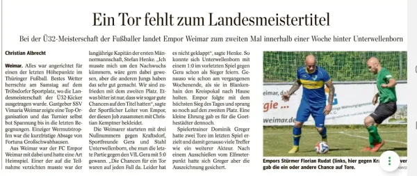 Ü32 Landesmeisterschaft 2023