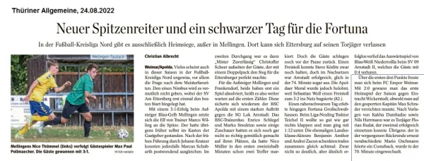 20.08.2022 FC Empor Weimar 06 vs. Eintr. Wickerstedt